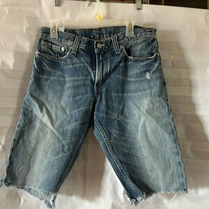 Levi’s 514 Women’s Denim Cutoff Shorts Size 32x32 Blue Jean Frayed Hem Casual